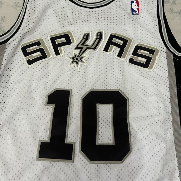 NBA Dennis Rodman White San Antonio Spurs #10 Jersey - Picture 3 of 6